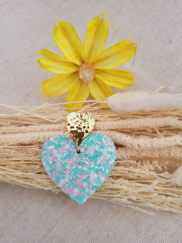Boucles femme tendance paillettes