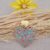 Boucles d oreilles tendance pour femme en forme de coeurs