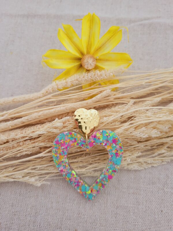 Boucles d oreilles pour femme en résine