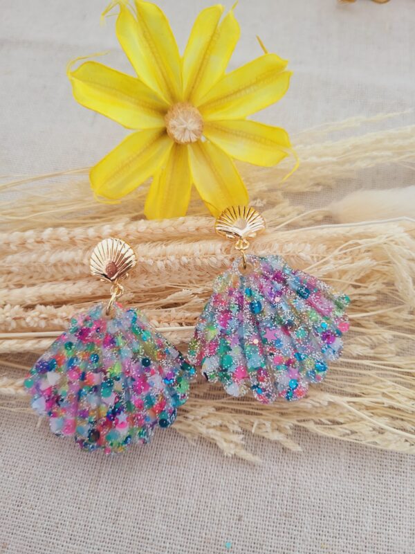 Boucle coquillage tendance