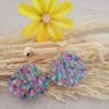 Boucles en résine coquillage