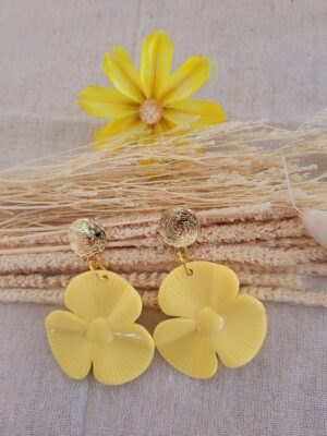Boucle tendance jaune