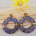 Modèle de bijoux en résine demi cercle
