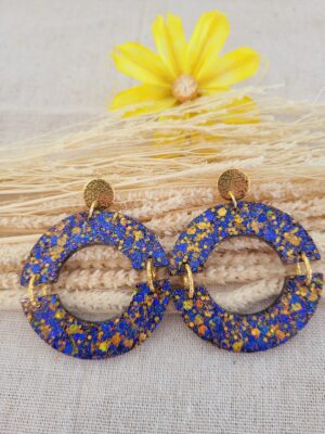Modèle de bijoux en résine demi cercle