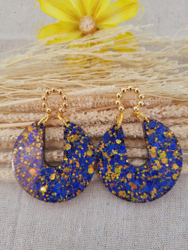 Bijou tendance femme bleu jaune