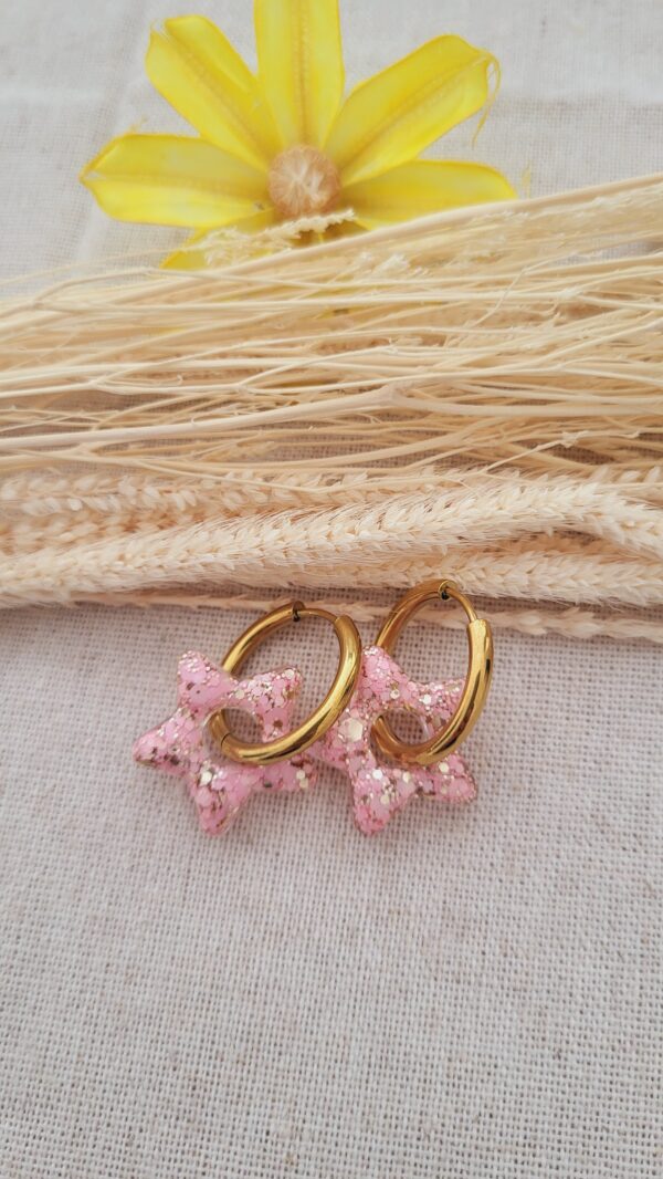 Boucles tendance forme étoile