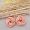 Boucles femme tendance en résine