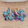 Boucles d oreilles pour femme tendance en résine