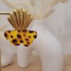 Boucles d oreilles léopard femme